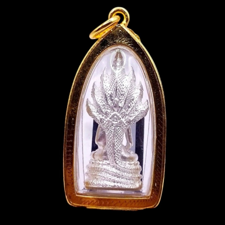 Naga Prok Buddha Amulet Wat Bowonniwet 2543 BE