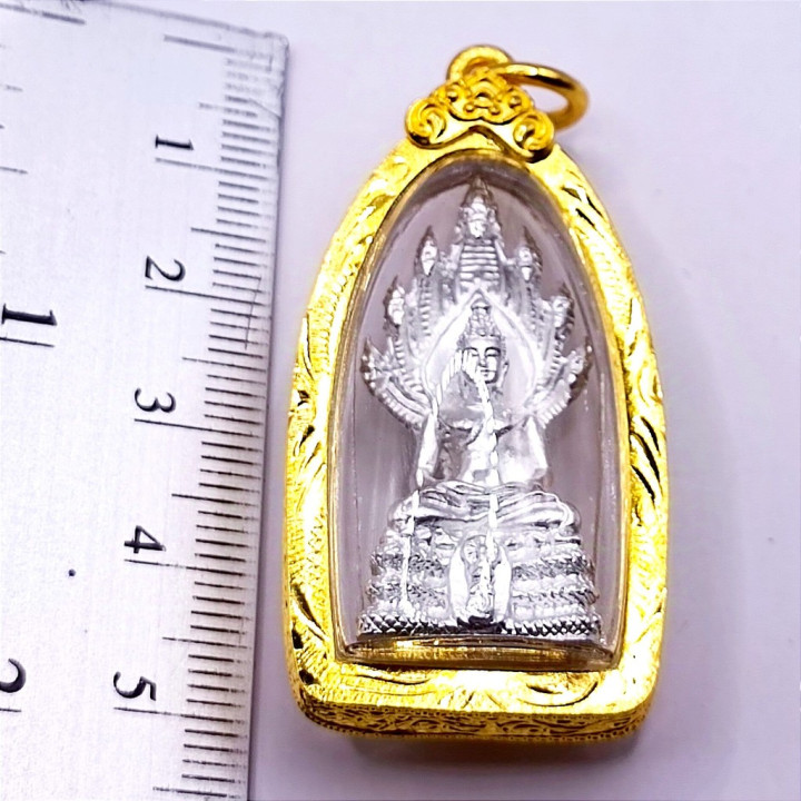 Naga Prok Buddha Amulet Wat Bowonniwet 2543 BE