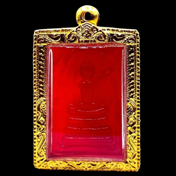 Somdej Wat Rakang Amulet Pendant Gold Plated