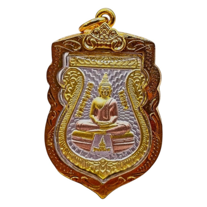 Luang Por Sothorn 3K Gold Plated Buddha Amulet