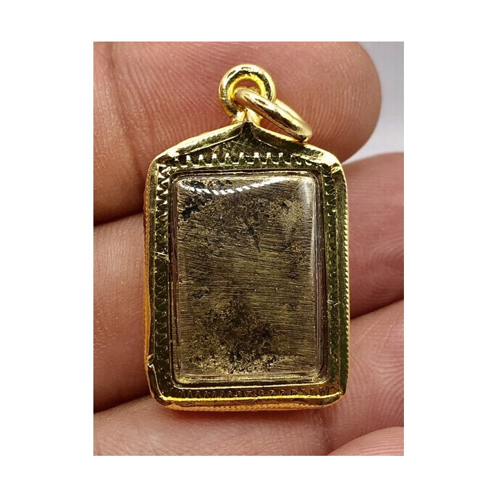 Luang Pu Thuat Amulet Pendant 24K Gold Plated