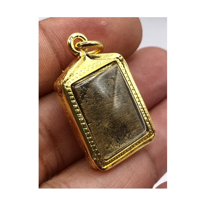 Luang Pu Thuat Amulet Pendant 24K Gold Plated