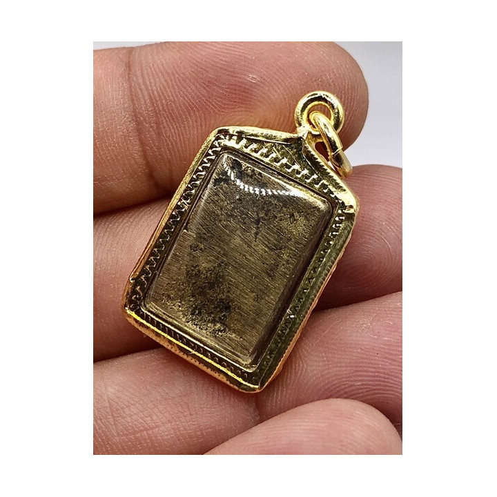 Luang Pu Thuat Amulet Pendant 24K Gold Plated