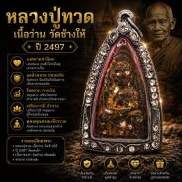Luang Pu Thuat Wat Chang Hai 2497 Herb Amulet