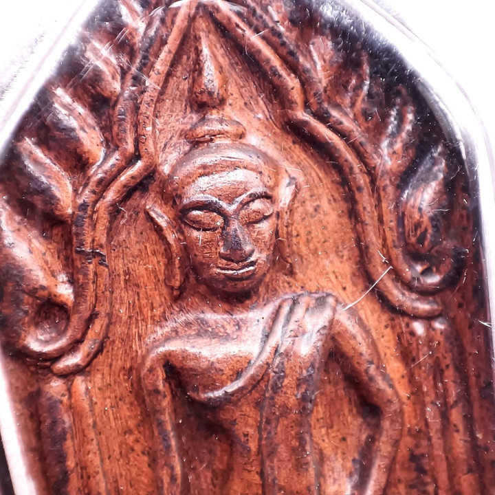 Phra Khun Paen Buddha Amulet Gold Plated