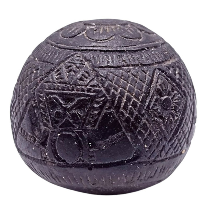 Rahu Coconut Shell Amulet Luang Por Pin