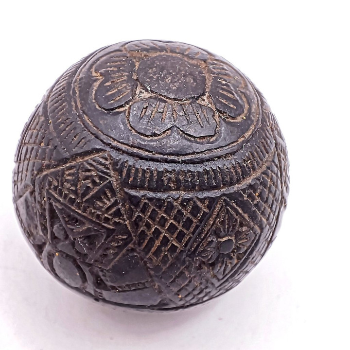 Rahu Coconut Shell Amulet Luang Por Pin