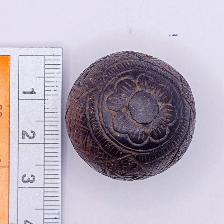 Rahu Coconut Shell Amulet Luang Por Pin
