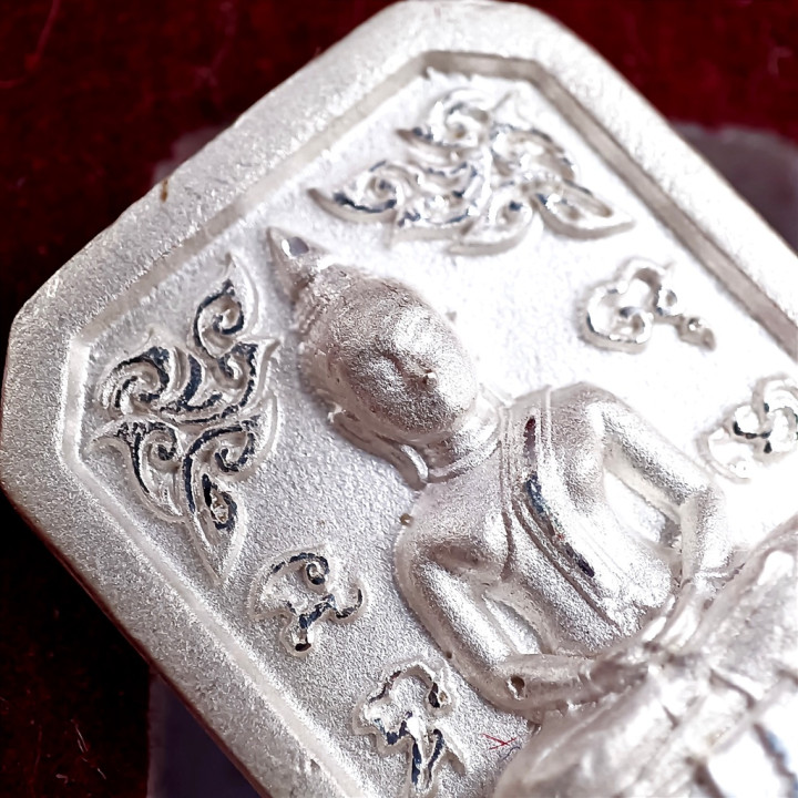 Luang Por Sothorn Silver Buddha Amulet