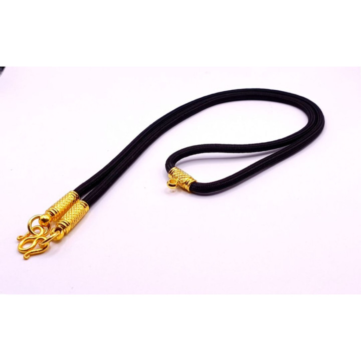 Gold Plated Rope Chain Necklace for Amulets