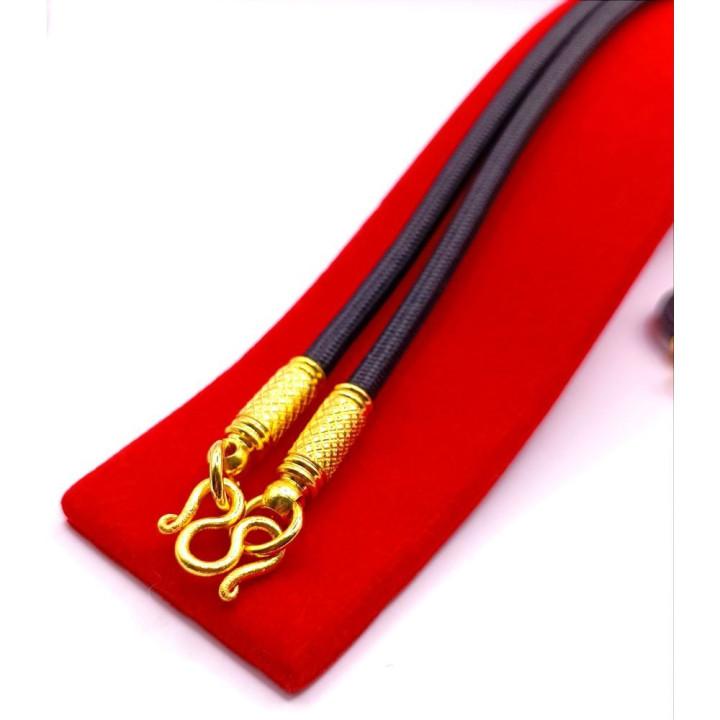 Gold Plated Rope Chain Necklace for Amulets