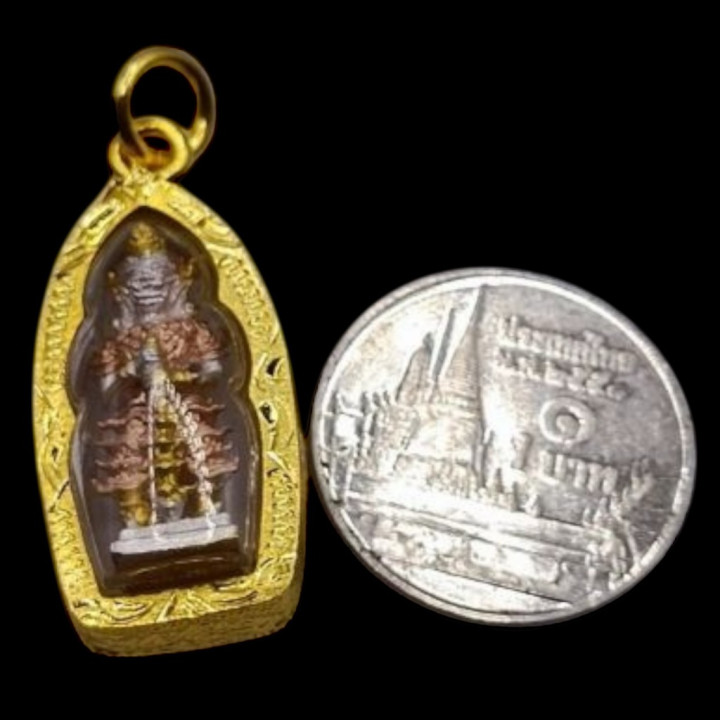 Thao Wessuwan Wat Chulamanee Gold Plated Pendant