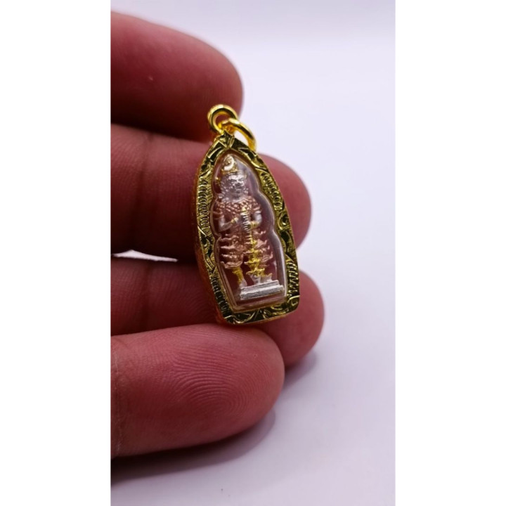 Thao Wessuwan Wat Chulamanee Gold Plated Pendant