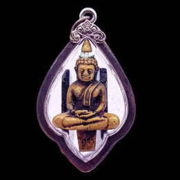 Luang Por Sothorn Buddha Amulet Brass Frame