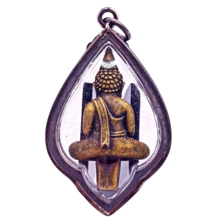 Luang Por Sothorn Buddha Amulet Brass Frame