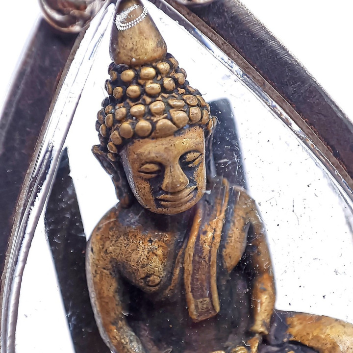 Luang Por Sothorn Buddha Amulet Brass Frame