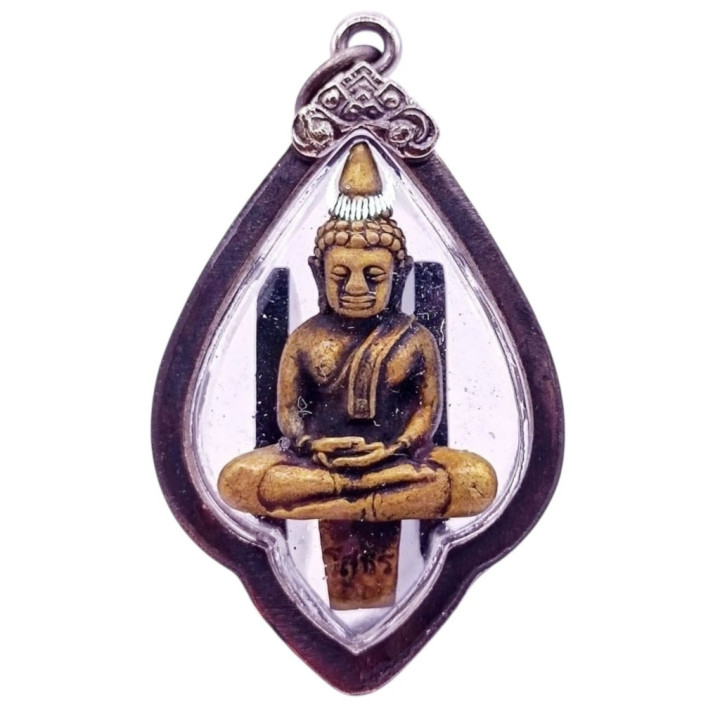 Luang Por Sothorn Buddha Amulet Brass Frame