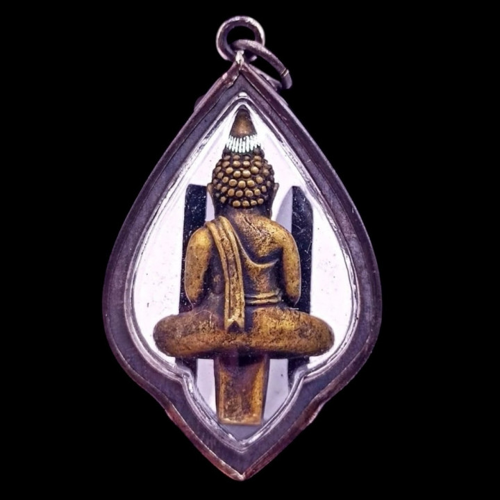 Luang Por Sothorn Buddha Amulet Brass Frame
