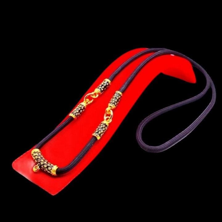 Men's Thai Amulet Necklace Gold Plated Enamel