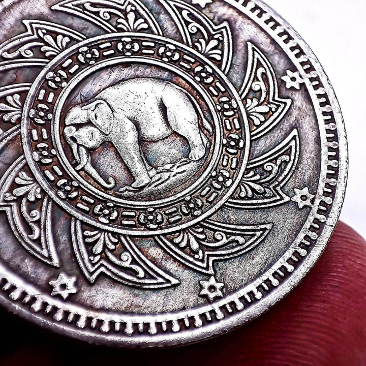 King Rama IV Royal Crown Chakra Metal Pendant