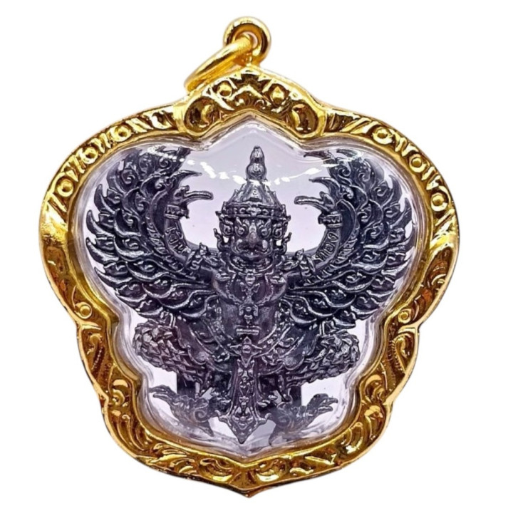 Phaya Krut Luang Por Phat Micron Gold Plated Pendant
