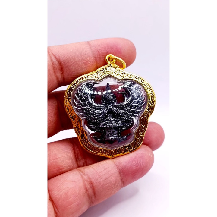 Phaya Krut Luang Por Phat Micron Gold Plated Pendant