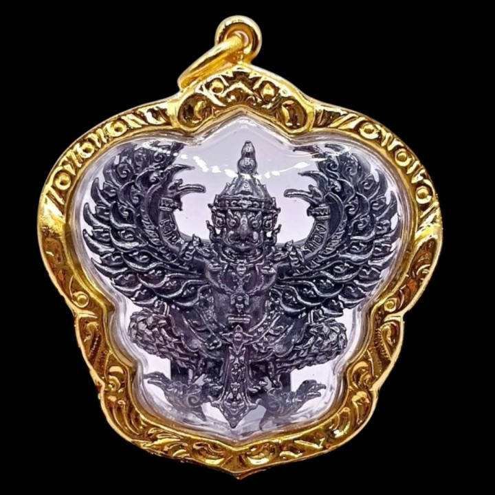 Phaya Krut Luang Por Phat Micron Gold Plated Pendant