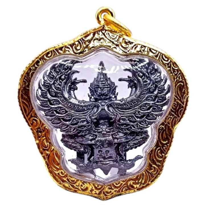 Phaya Krut Luang Por Phat Micron Gold Plated Pendant