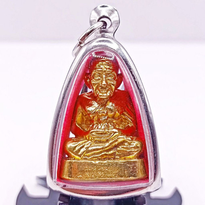Luang Pu Thuat Brass Amulet Pendant