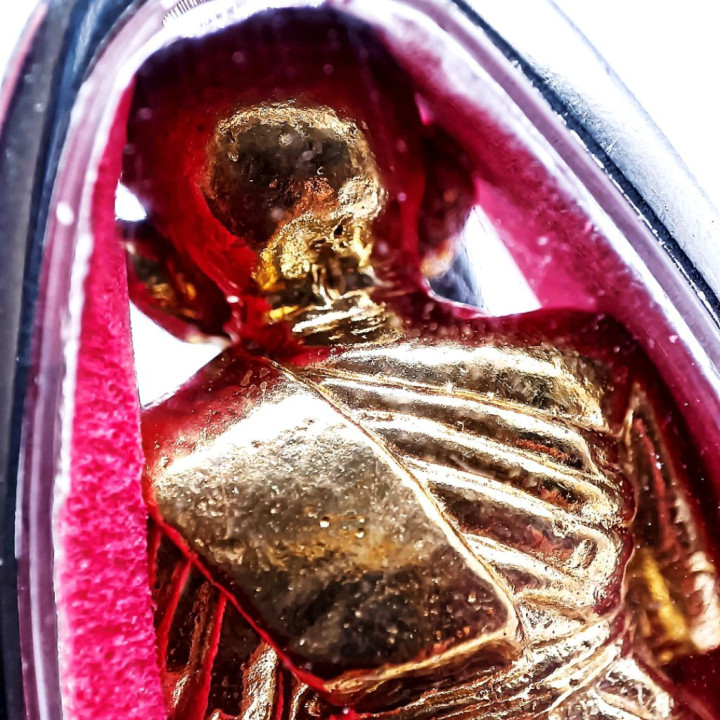 Luang Pu Thuat Brass Amulet Pendant