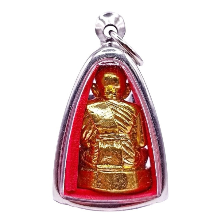 Luang Pu Thuat Brass Amulet Pendant