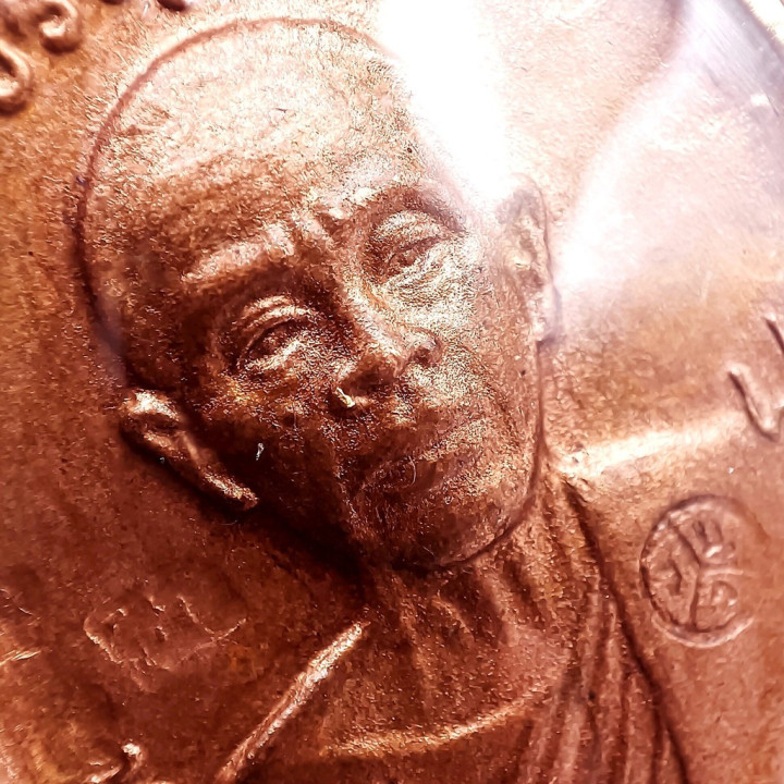 Luang Por Koon Amulet Gold Plated Pendant