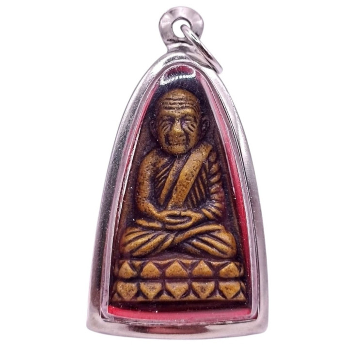 Luang Pu Thuat Wat Chang Hai 2505 Copper Amulet