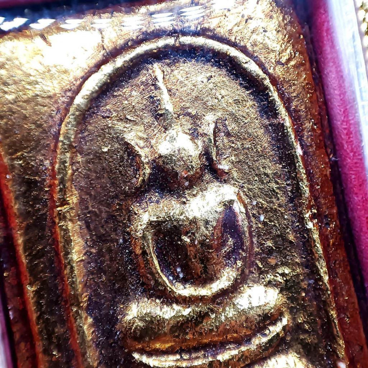 Phra Somdej Buddha Amulet Gold Plated Pendant