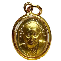 Luang Pu Thuat Pendant Gold Micron Plated
