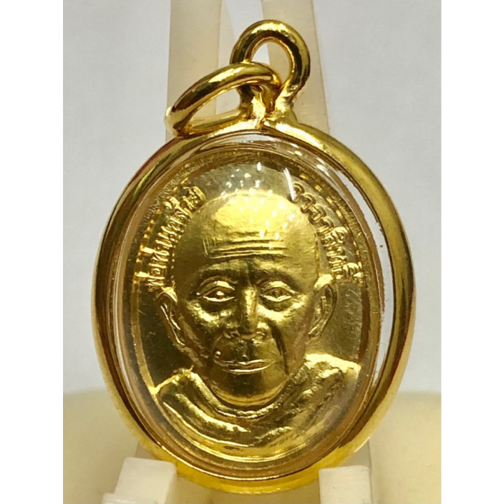 Luang Pu Thuat Pendant Gold Micron Plated
