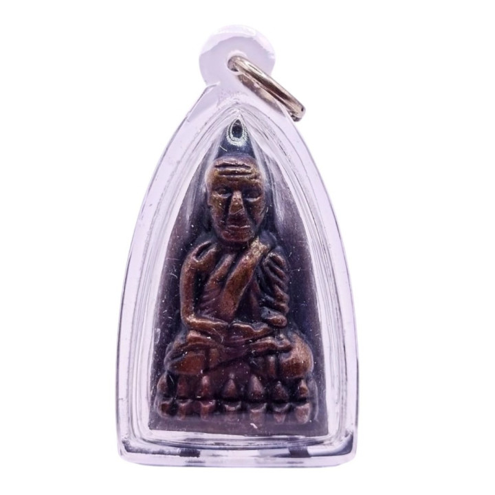 Luang Pu Thuat Copper Amulet BE 2505
