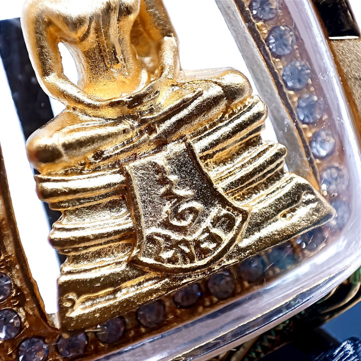 Luang Por Sothorn Buddha Pendant Gold Plated