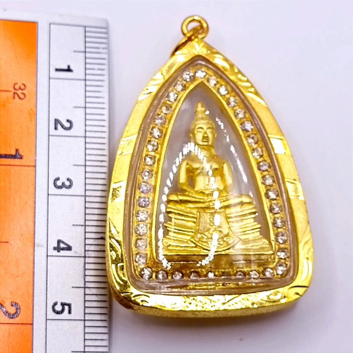 Luang Por Sothorn Buddha Pendant Gold Plated