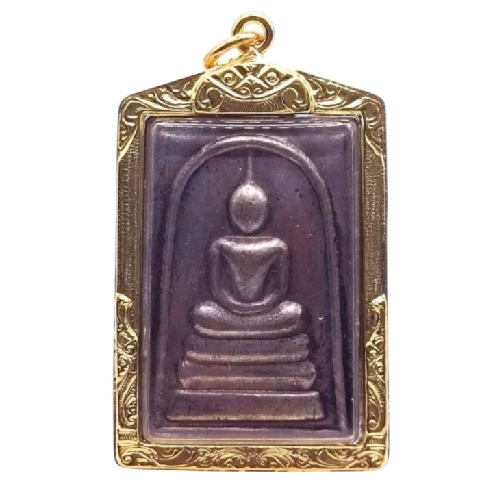Phra Somdej Buddha Amulet Wat Rakhang Gold Plated