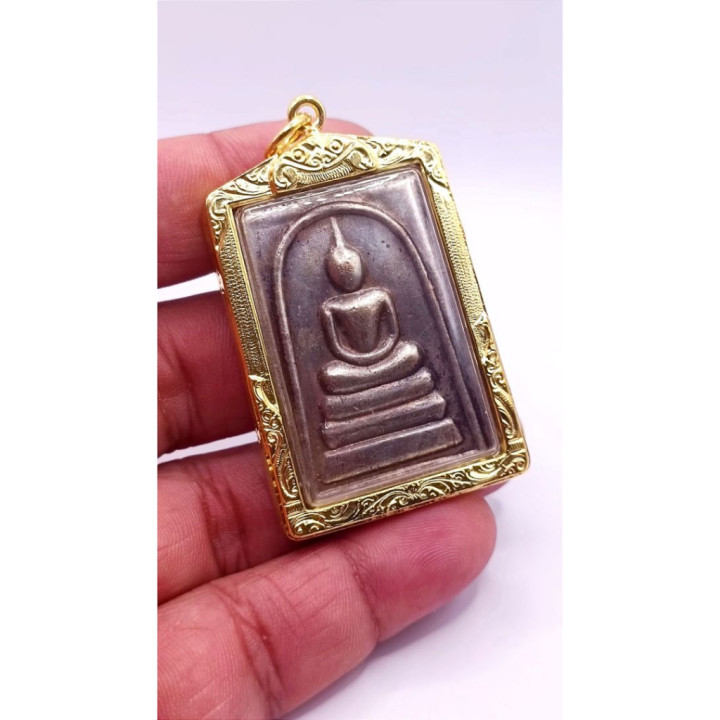 Phra Somdej Buddha Amulet Wat Rakhang Gold Plated