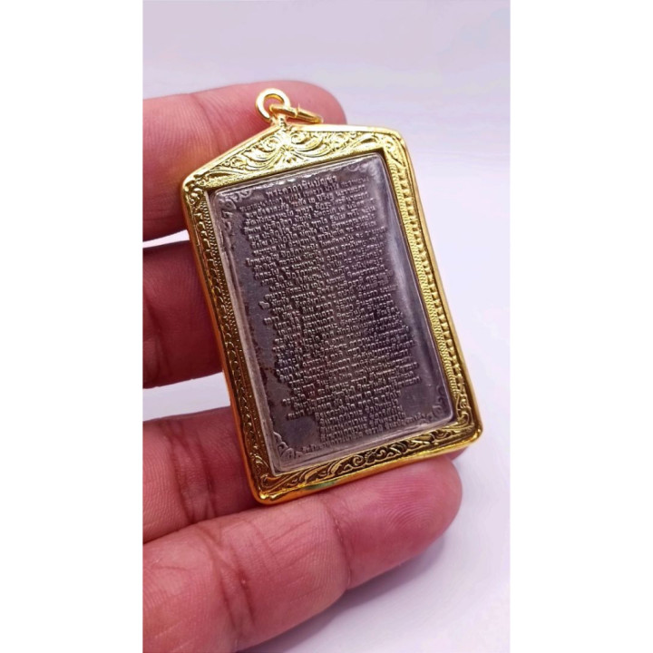 Phra Somdej Buddha Amulet Wat Rakhang Gold Plated