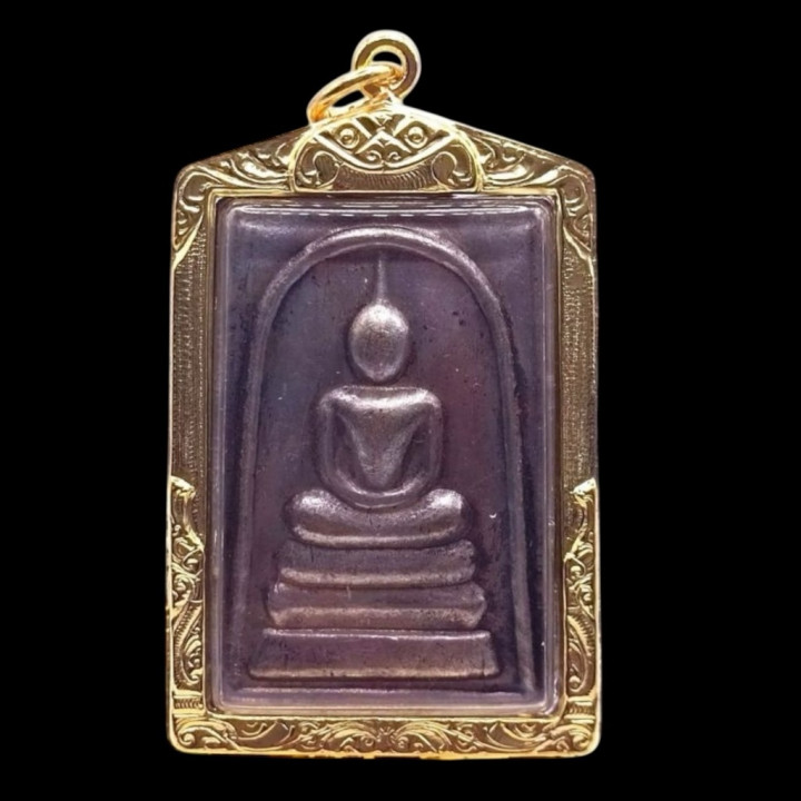 Phra Somdej Buddha Amulet Wat Rakhang Gold Plated