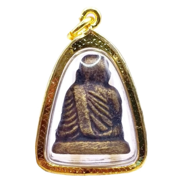Luang Por Ngern Brass Amulet Pendant