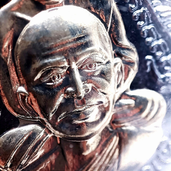 Luang Pu Thuat Luang Pu Tim Copper Amulet