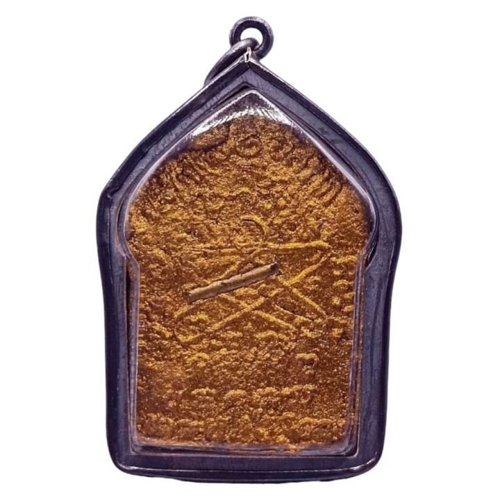 Khun Paen Buddha Pendant Luang Pu Tim Gold Leaf
