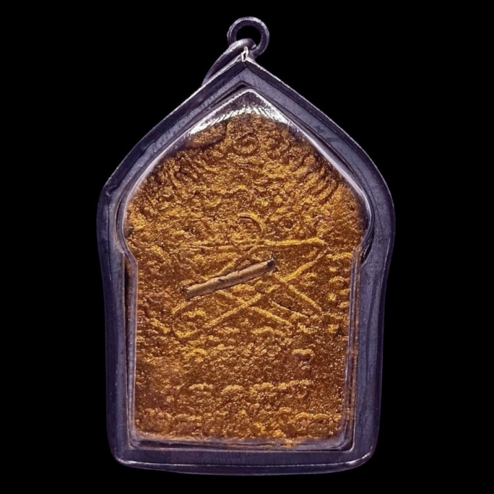 Khun Paen Buddha Pendant Luang Pu Tim Gold Leaf