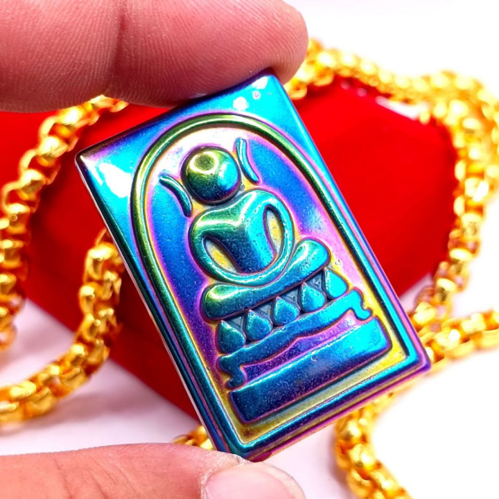 Phra Somdej Leklai Rainbow Buddha Pendant