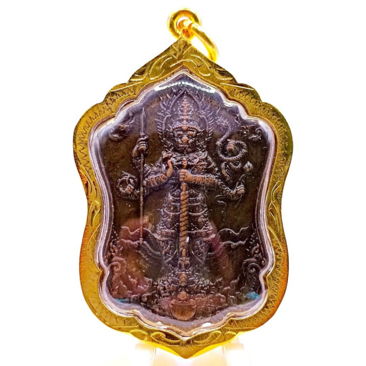 Taw Waes Suwan Amulet Micron Gold Plated