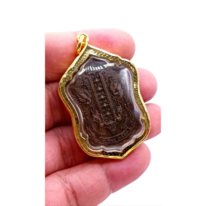 Taw Waes Suwan Amulet Micron Gold Plated